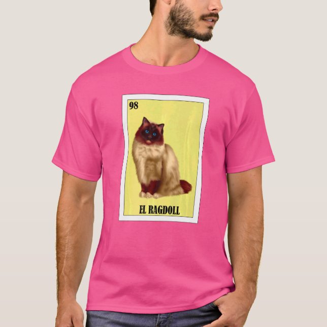 Mexikanska för Cat Owners El Ragdoll 2 T Shirt (Framsida)