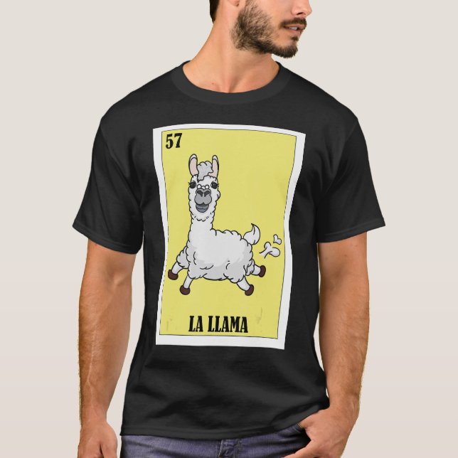 Mexikanska för latos La Llama T Shirt (Framsida)