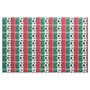 Mexikanska fotbollens flagga tyg