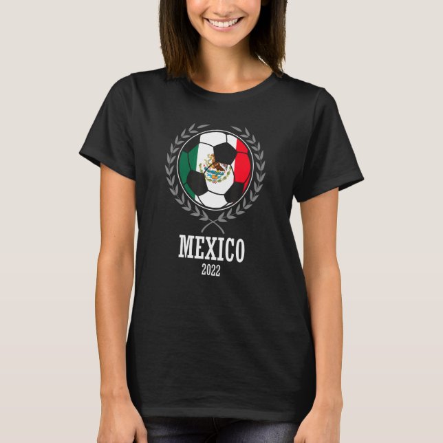 Mexikanska fotbollsmatchdagen 2022 Idrottseveneman T Shirt (Framsida)