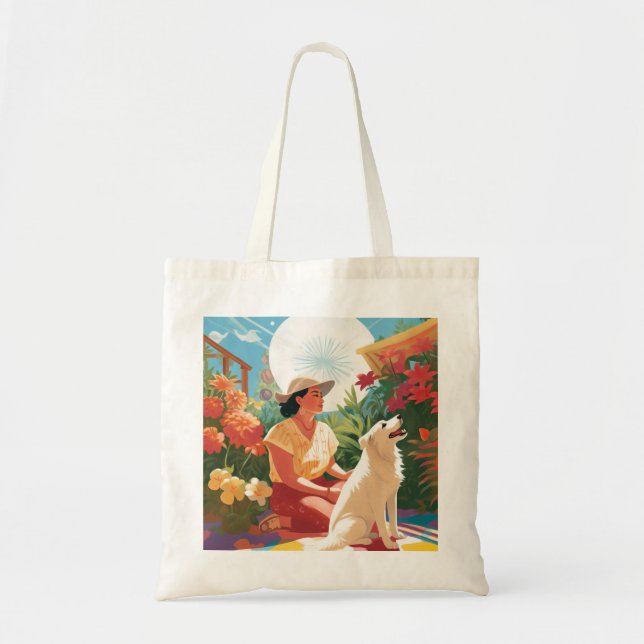 Mexikanska Garden Bliss Tote Bag Tygkasse (Framsidan)