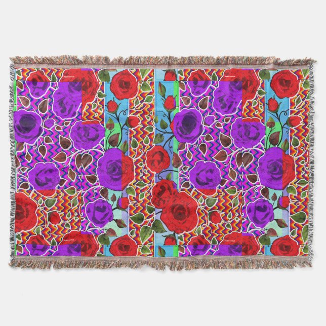 Mexikanska Garden Party Filt (Framsidan)