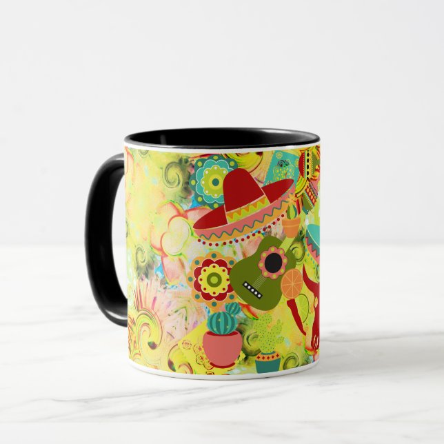 Mexikanska gatan Party Mugg (Framsida vänster)
