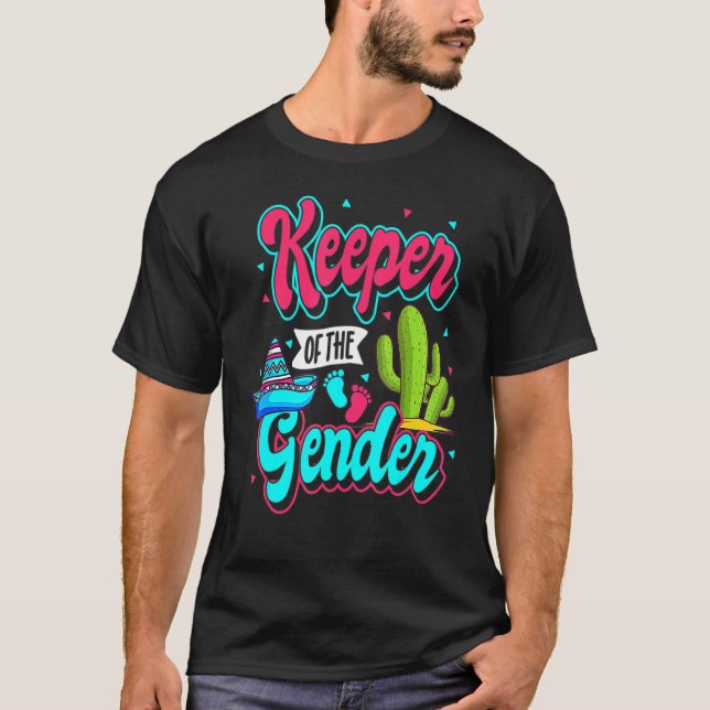 Mexikanska Genderna Reveal Cinco De Mayo Baby Show T Shirt (Framsida)