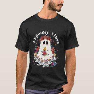Mexikanska Ghost Flowers Espooky Vibes Spooky Conc T Shirt