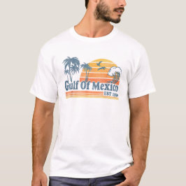 Mexikanska golfen för alltid T-shirt Retro strandv