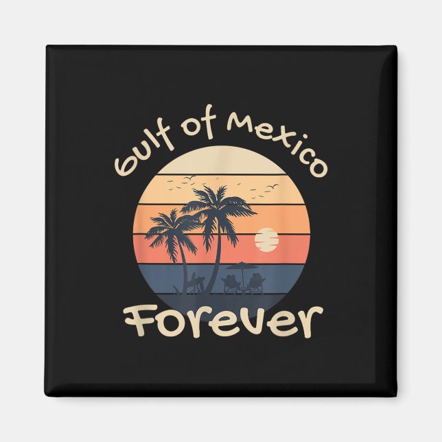 Mexikanska Golfen För Evigt - Anti-trump Design Magnet (Framsidan)