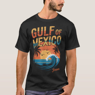 Mexikanska Golfen För Evigt Retro Vintage Mexikans T Shirt