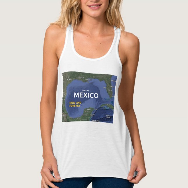 Mexikanska golfen linne med racerback  (Framsida)