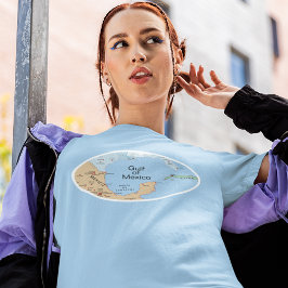 Mexikanska golfen redigerbar t shirt