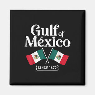 Mexikanska Golfen Sedan 1672 Trump 2025 Retro Vint Magnet