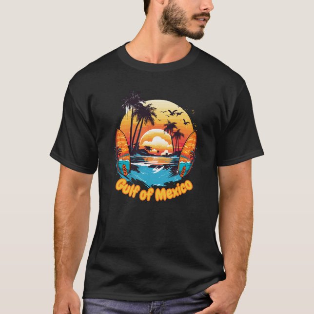 Mexikanska golfen t-shirt  (Framsida)