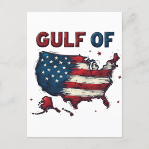 Mexikanska golfen USA Karta Trump USA Golfen av Am Vykort