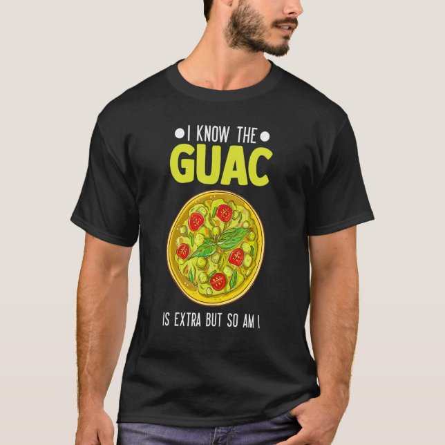 Mexikanska Guacamole Avocado Cinco De Mayo T Shirt (Framsida)