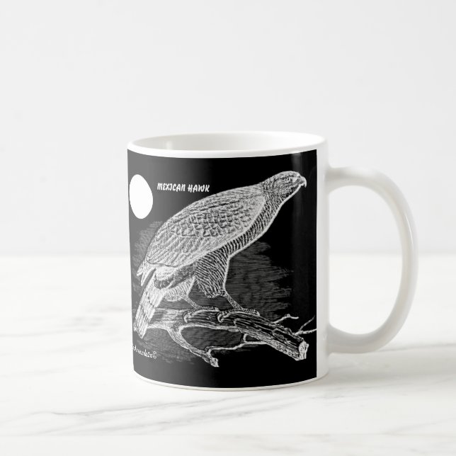 ’Mexikanska Hawk Silhouettes’ Kaffemugg (Höger)