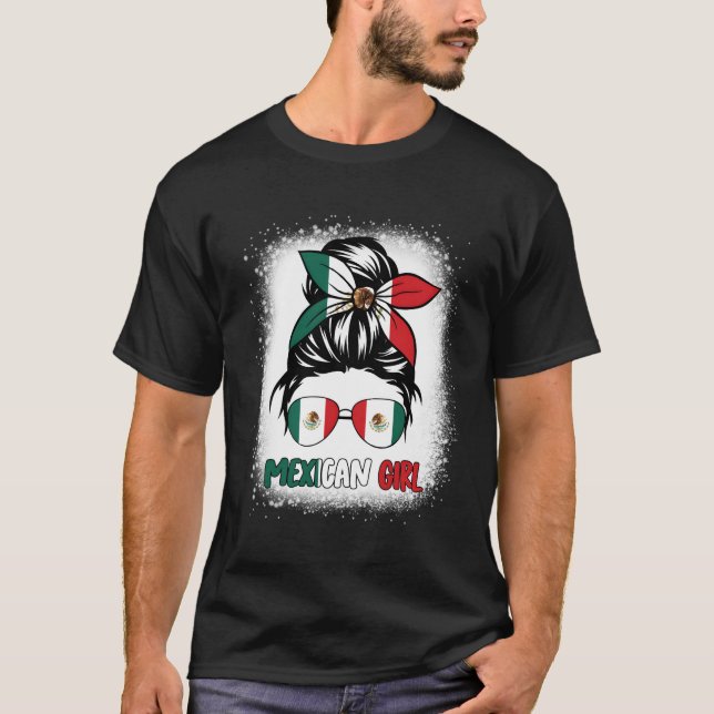 Mexikanska Hispanic Heritage Month Mexiko T Shirt (Framsida)