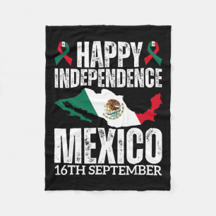 Mexikanska Independence day Est 16 september Mexik Fleecefilt