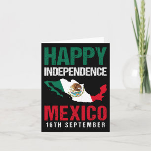 Mexikanska Independence day Est 16 september Mexik Kort