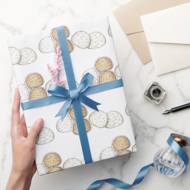 Mexikanska italienska Bröllop Cookies Russian Teac Presentpapper (Gifting)