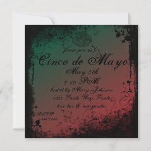 Mexikanska Jackar av Arm Grunge Cinco de Mayo Inbjudningar