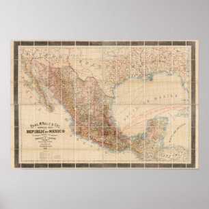 Mexikanska järnvägen poster