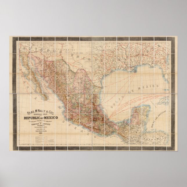 Mexikanska järnvägen poster (Framsidan)