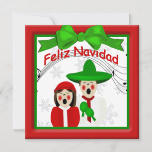 Mexikanska julens Carolers par Hälsning Julkort