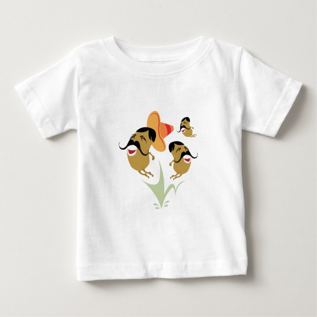 Mexikanska jumping Beans Tee Shirt (Framsida)