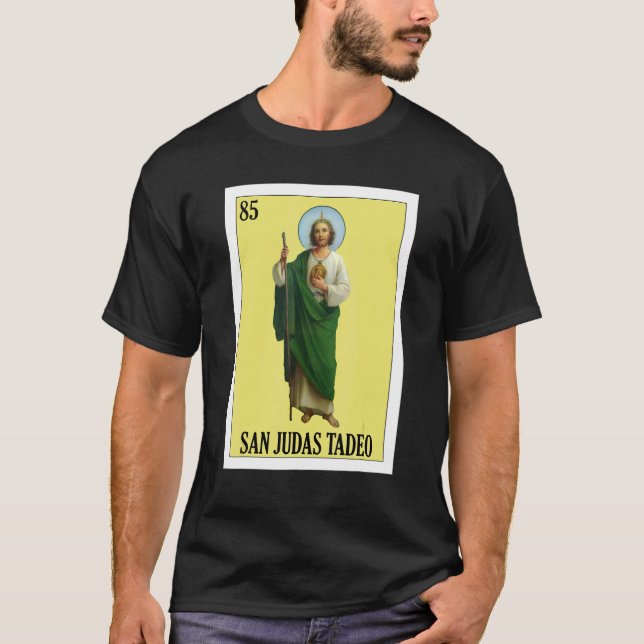 Mexikanska kristna San Judas Tadeo T Shirt (Framsida)