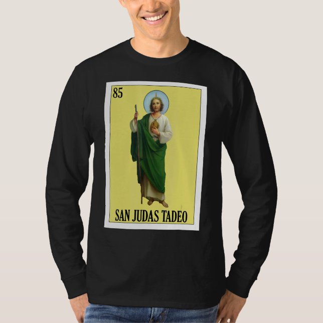 Mexikanska kristna San Judas Tadeo T Shirt (Framsida)