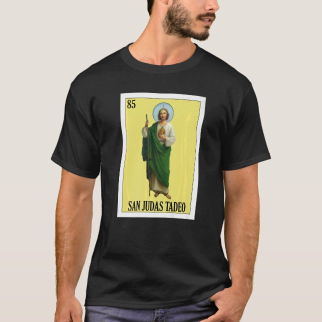 Mexikanska kristna San Judas Tadeo T Shirt (Framsida)