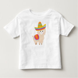 Mexikanska Llama, Cute Llama, Cute Alpaca, Sombrer T Shirt