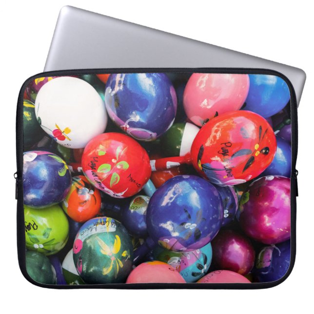 Mexikanska maracas laptop fodral (Framsidan)
