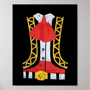 Mexikanska Mariachi Charro Cinco De Mayo Costume Poster
