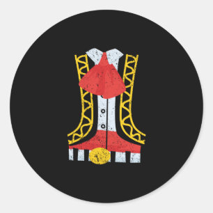 Mexikanska Mariachi Charro Cinco De Mayo Costume Runt Klistermärke