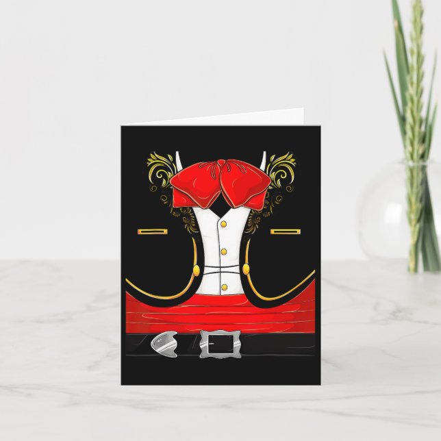 Mexikanska Mariachi Halloween Costume Charro Cinco Kort (Framsida)