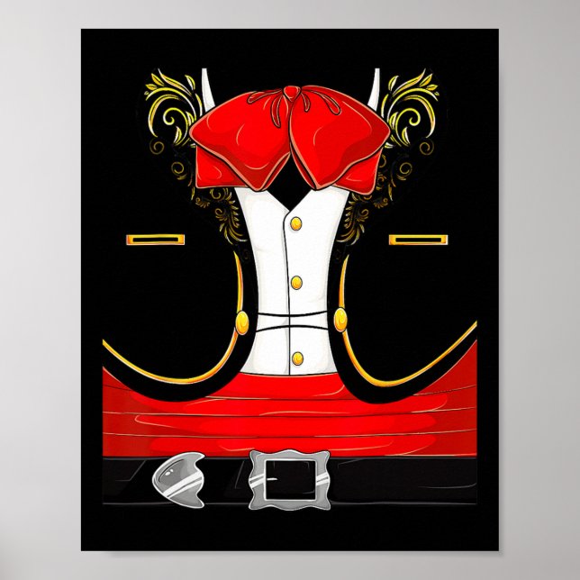 Mexikanska Mariachi Halloween Costume Charro Cinco Poster (Framsidan)
