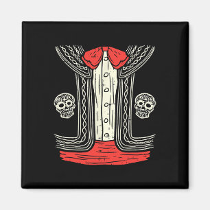 Mexikanska Mariachi Halloween Costume Mexico Kosty Magnet