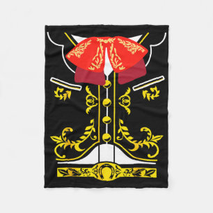 Mexikanska Mariachi Tee Charro Cinco De Mayo Hallo Fleecefilt