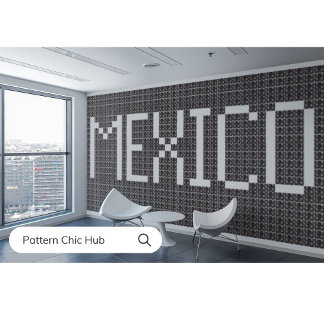 Mexikanska Modern Elegant Sugar Skull Decorative Kakelplatta