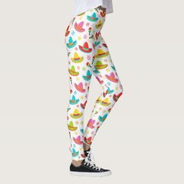 Mexikanska Mönster Leggings