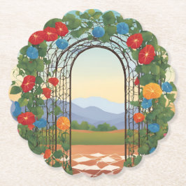 Mexikanska morgonglasory underlägg papper