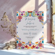 Mexikanska Nuestra Boda Flowers Botanical Bröllop