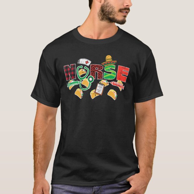 Mexikanska Nurse Tacos Cinco De Mayo Nurse Women S T Shirt (Framsida)