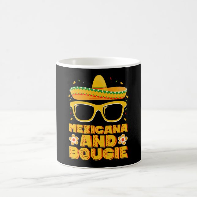 Mexikanska Och Bougie Mexikanska Flickor Cinco De  Kaffemugg (Center)