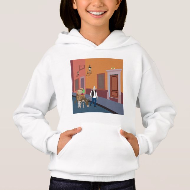 Mexikanska och doniska i staden t shirt (Framsida)