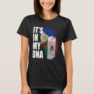 Mexikanska och filippinska DNA Mix Flagga Heritage T Shirt
