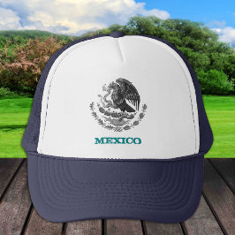 Mexikanska och mexikanska Eagles emblem, flagga mo Keps