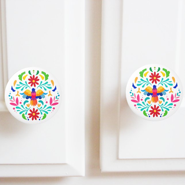 Mexikanska Otomi Bird Design Knopp (Skapare uppladdad)
