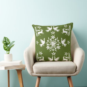 Mexikanska Otomi Home Decor Kudde